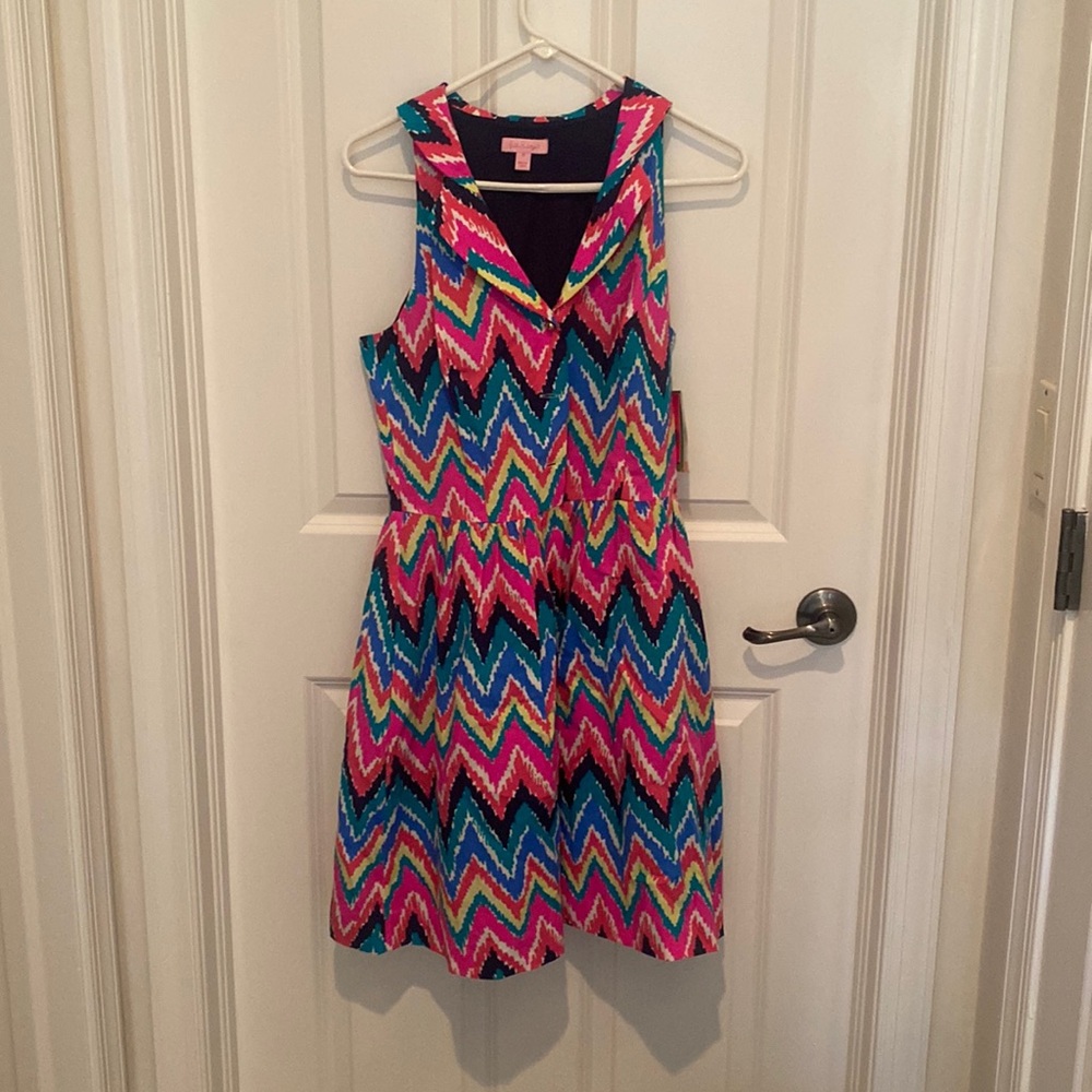 LILLY PULITZER Sherlynn Dress in Hearts Aflutter Size 6